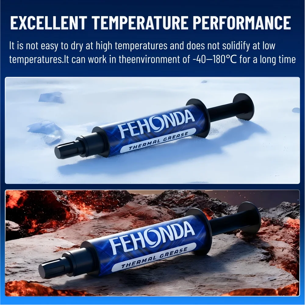 FEHONDA TR50L Thermal Paste CPU 14.8W/m.K High Conductivity Thermal Grease for GPU High Performance Thermal Conductive Grease
