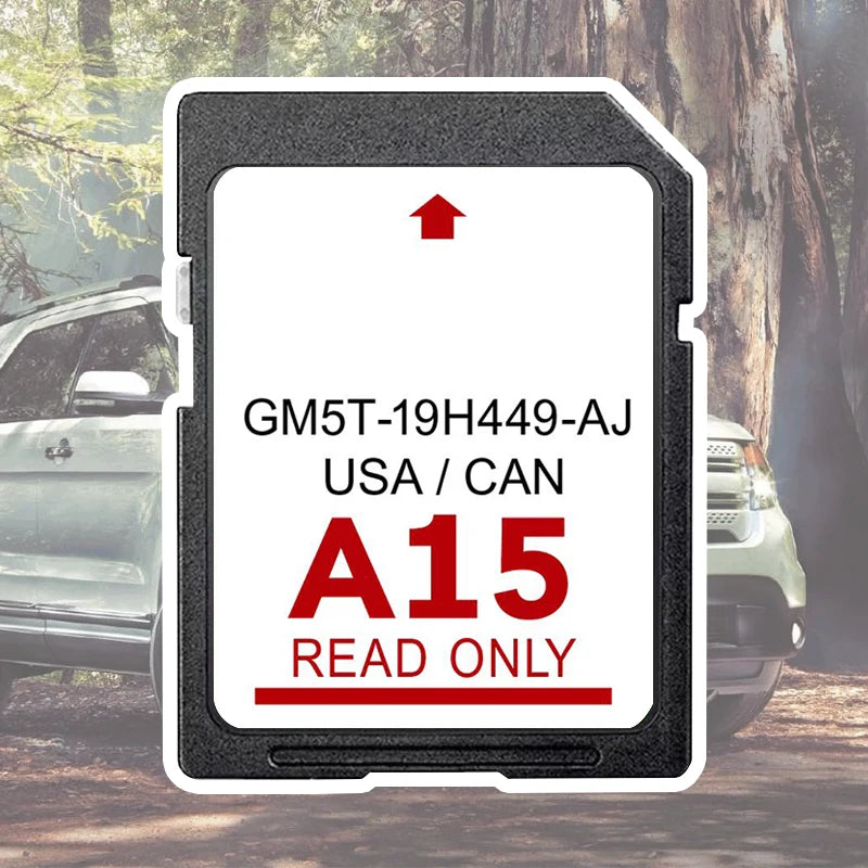 Navigation SD Card Sync Compatible with for Ford Lincoln A15-Roads Cover USA Canada Mexico