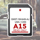 Navigation SD Card Sync Compatible with for Ford Lincoln A15-Roads Cover USA Canada Mexico