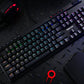 Redragon K580 VATA RGB 104 Keys LED USB Backlit Mechanical Gaming Wired Backlight Computer Keyboard Anti-ghosting with Macro Key