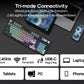 EPOMAKER TH99 PRO 96% ANSI US Layout Gasket-Mounted Wired/BT/2.4Ghz Wireless Mechanical Gaming Keyboard with Screen & Knob