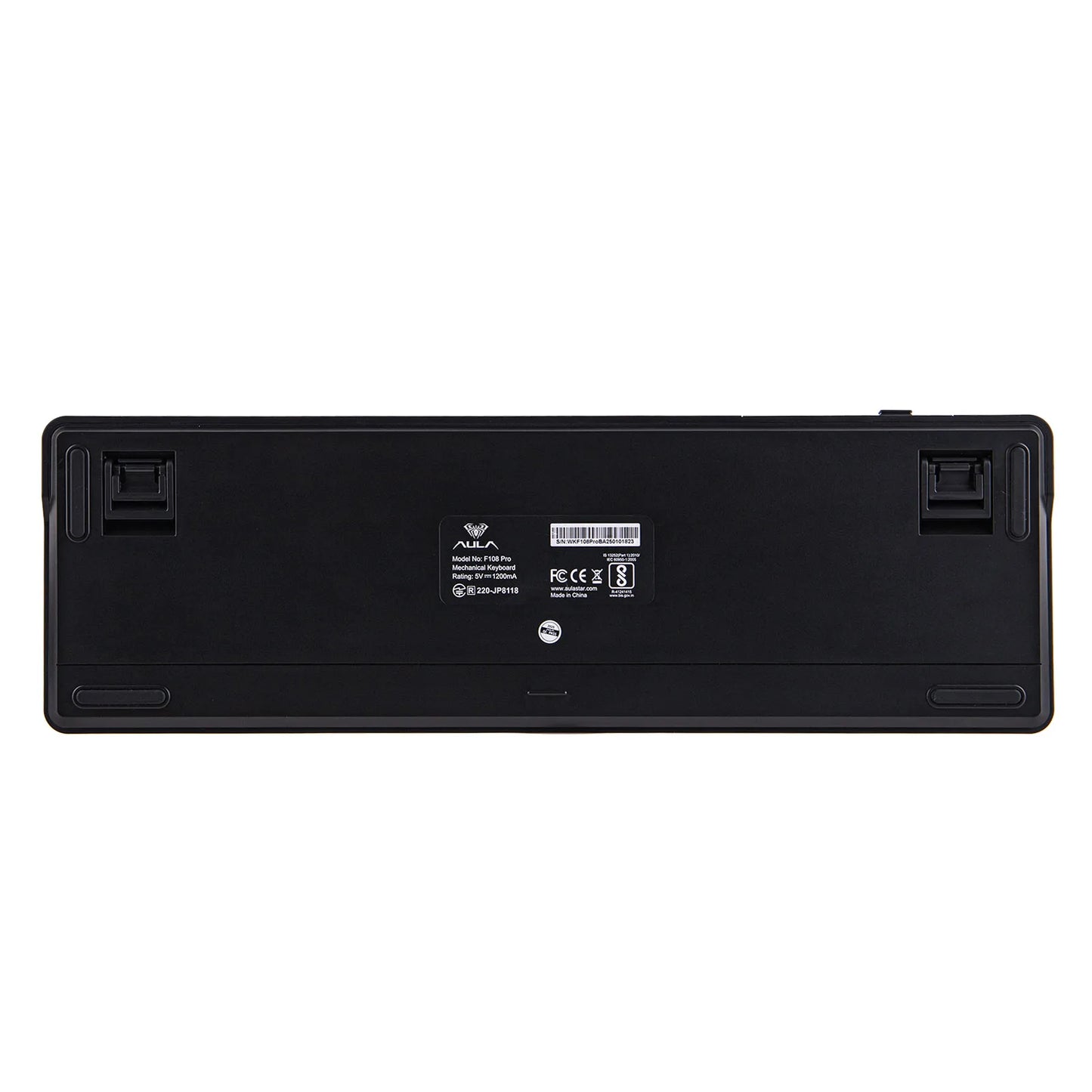 EPOMAKER X AULA F108 PRO Full Size 100% ANSI Layout Hot Swap Wired/2.4GHz/Bluetooth Wireless Mechanical Keyboard RGB Backlight