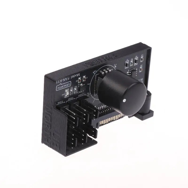 PWM Fan Speed Controller SATA DC Power On 4Pin Fan Governor NAS Server Fan Speed Regulator 4-Way 6-Way PWM Fan HUB Control
