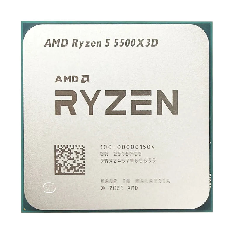 New AMD Ryzen 5 5500X3D R5 5500X3D CPU Processor 7NM L3=96M Socket AM4