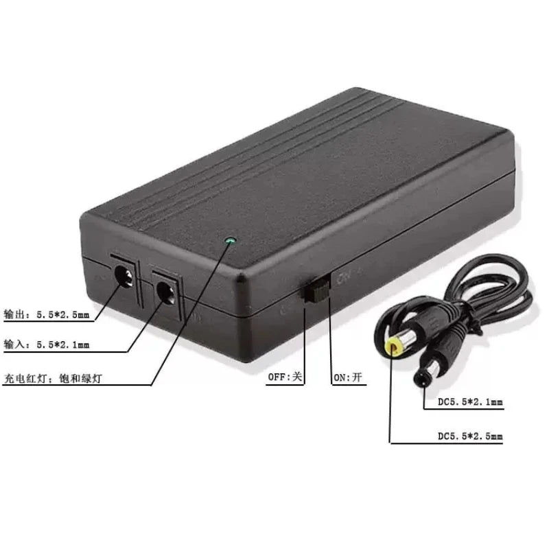 MINI UPS 12V 2A 44.4wh Uninterruptible Power Supply and Backup Power Supply Are Used for Routers and Attendance Machines, CCTV