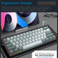 E-YOOSO Hz-61 RGB USB Mini 8K RT Mechanical Gaming Keyboard Magnetic Switch 61 Key Wired for Computer PC Laptop detachable cable