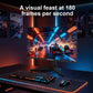 Reletech Monitor 23.8Inch 180Hz Curved Gaming Monitor 3000R FHD VA Panel 4000∶1 HDMI/DP Borderless Screen FreeSync