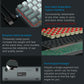 E-YOOSO Hz-61 RGB USB Mini 8K RT Mechanical Gaming Keyboard Magnetic Switch 61 Key Wired for Computer PC Laptop detachable cable