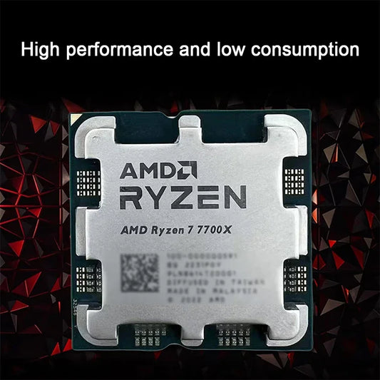 AMD Ryzen 7 7700 R7 7700 CPU 8-Core 16-Thread 5.3GHz Unlocked Desktop Processor Socket AM5 Gaming CPU Without Package Loose Pie