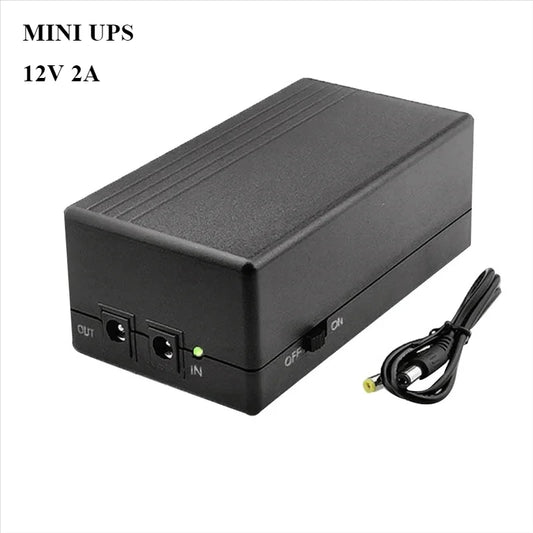 MINI UPS 12V 2A 44.4wh Uninterruptible Power Supply and Backup Power Supply Are Used for Routers and Attendance Machines, CCTV