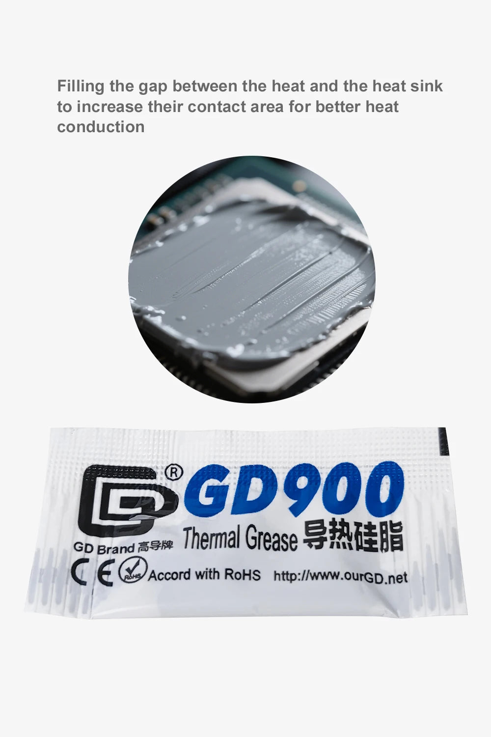 5/10/20/30 pieces thermal grease suitable for Bambulab P1s Mini thermal paste GD900 suitable for Bambu Lab Hotend X1c 3D printer
