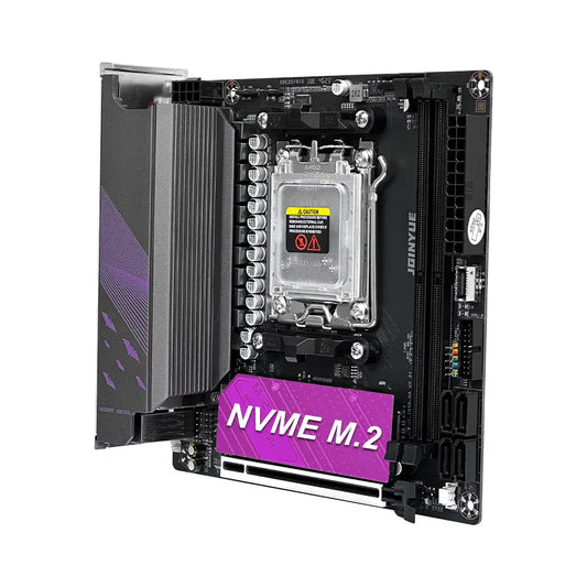 JGINYUE B650i Night Devil Mainboard ITX Mini DDR5 Computer AM5 Support 7000 Series CPU