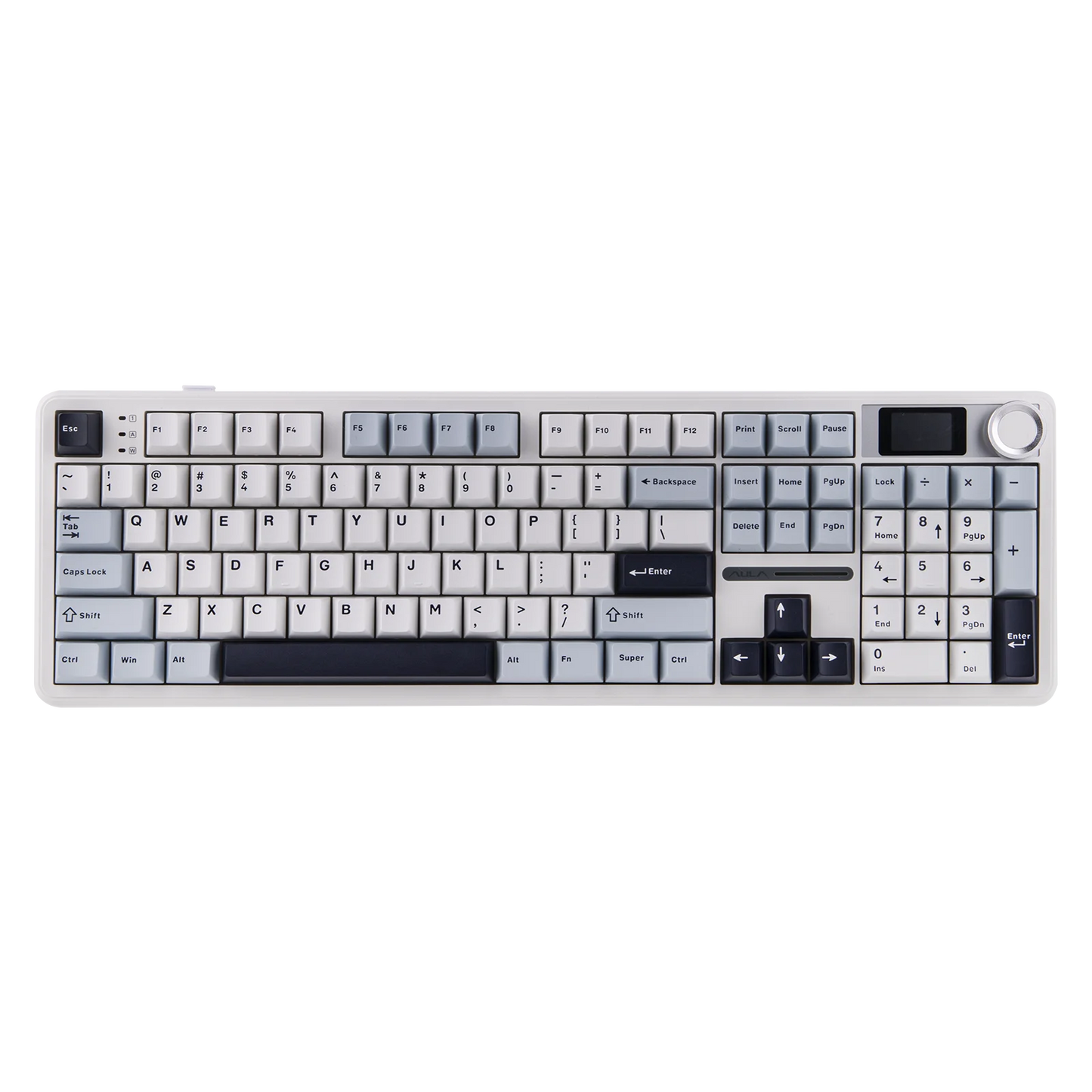 EPOMAKER X AULA F108 PRO Full Size 100% ANSI Layout Hot Swap Wired/2.4GHz/Bluetooth Wireless Mechanical Keyboard RGB Backlight