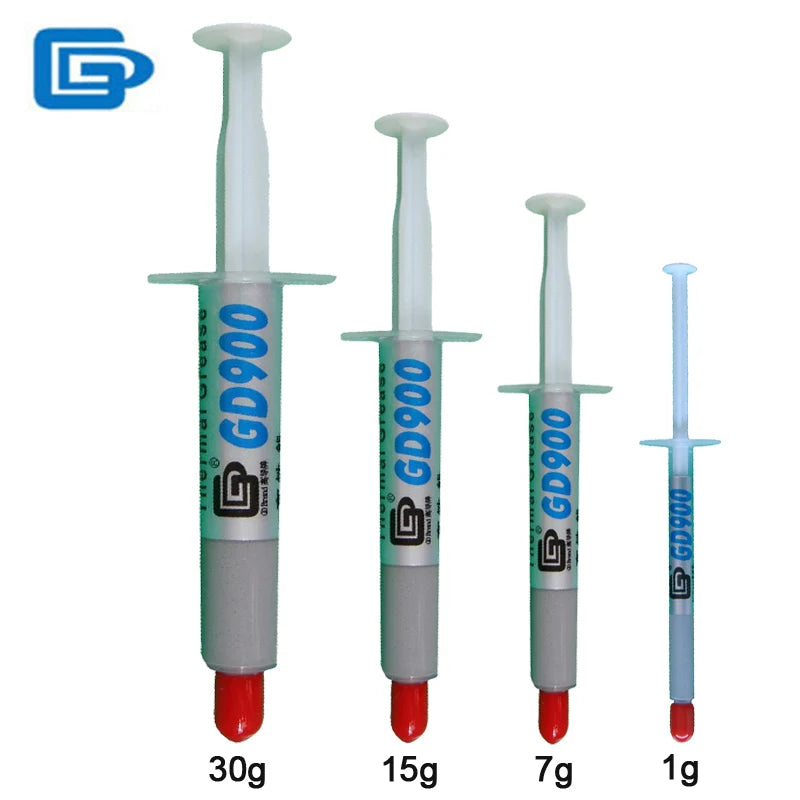 GD900 Thermal Grease Paste Conductive 1g 7g 15g 30G Silicone Plaster Heat Sink Compound High Performance Cooler for CPU GPU