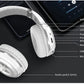 Bluedio 57mm Driver Wireless Headphones With Mic Over Ear Bluetooth 5.4 Headset HiFi Stereo Earphone For Phone PC Sports Office
