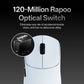 Rapoo VT0 Air MAX Wireless Gaming Mouse True 8K Wireless Polling Rate Esports Grade 39g Lightweight 30000DPI Optical Encoder