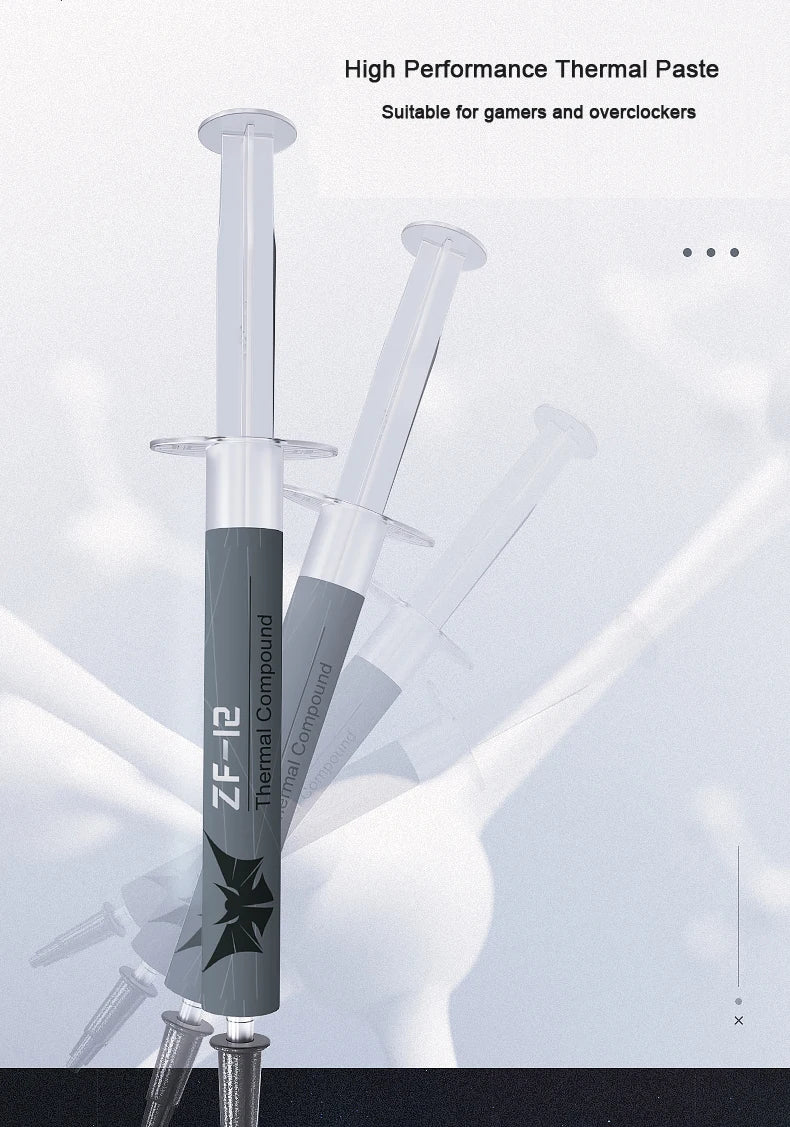 ZF-12 4g 8g AMD Intel Processor CPU GPU Cooler Cooling Fan Thermal Grease VGA Compound Conductive Heatsink Plaster Paste