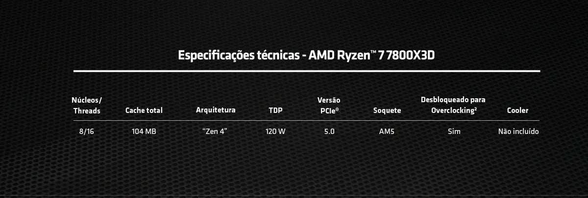 NEW AMD Ryzen 7 7800X3D 4.2GHz L3=96M Processor 120W 8-Core 16-Thread R7 7800X3D Socket AM5 5NM DDR5 but No Fan