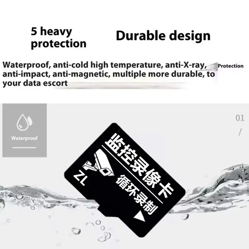 C10 High Speed Micro TF Memory Card 8GB 16GB 32GB Portable Storage for Surveillance Camera Phone Laptop Car Audio Digital Camera