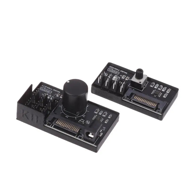 PWM Fan Speed Controller SATA DC Power On 4Pin Fan Governor NAS Server Fan Speed Regulator 4-Way 6-Way PWM Fan HUB Control