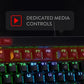 Redragon K580 VATA RGB 104 Keys LED USB Backlit Mechanical Gaming Wired Backlight Computer Keyboard Anti-ghosting with Macro Key