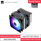 Thermalright Peerless Assassin 120 SE 6 Heat Pipes AGHP 120mm CPU Cooler Twin Towers Fan pa120se for AM4 AM5 Intel1700/115X/1851