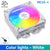 SNOWMAN MC45-4 ITX CPU Cooler Air 4 heat pipes cooling PC heat sink ARGB Fans PWM Intel LGA1851 1700 1200 1151 X99 2011 AM5 AM4