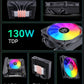 SNOWMAN MC45-4 ITX CPU Cooler Air 4 heat pipes cooling PC heat sink ARGB Fans PWM Intel LGA1851 1700 1200 1151 X99 2011 AM5 AM4