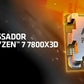 NEW AMD Ryzen 7 7800X3D 4.2GHz L3=96M Processor 120W 8-Core 16-Thread R7 7800X3D Socket AM5 5NM DDR5 but No Fan