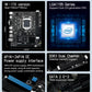 MACHINIST H61 Motherboard LGA 1155 DDR3 RAM Compatible With Intel Core CPUs 2nd And 3rd Generations Supports M.2 NVME SDD