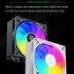 SNOWMAN MC45-4 ITX CPU Cooler Air 4 heat pipes cooling PC heat sink ARGB Fans PWM Intel LGA1851 1700 1200 1151 X99 2011 AM5 AM4
