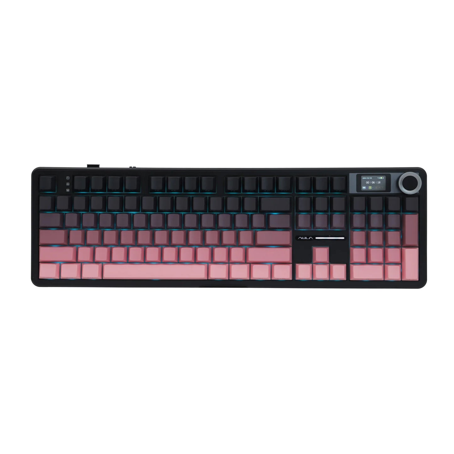 EPOMAKER X AULA F108 PRO Full Size 100% ANSI Layout Hot Swap Wired/2.4GHz/Bluetooth Wireless Mechanical Keyboard RGB Backlight