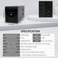 Backup UPS Power Supply 1500VA 900W 120V Battery Backup Power Simulated Sine Wave with 4 Outlets and LCD Display