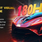 Gawfolk 27 inch Curved Gaming Monitor,180Hz PC Monitor Full HD 1080P, Frameless 1800R Computer Display with FreeSync & Eye-Care