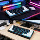 Rii RK806 60% Mechanical Gaming Keyboard,61 Keys Compact Wired Keyboard with Blue Backlight,Clicky Blue Switch,Anti-ghosting