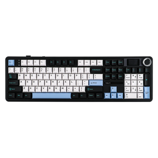 EPOMAKER X AULA F108 PRO Full Size 100% ANSI Layout Hot Swap Wired/2.4GHz/Bluetooth Wireless Mechanical Keyboard RGB Backlight