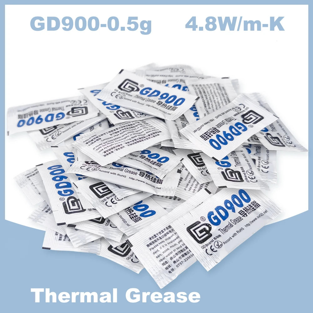 5/10/20/30 pieces thermal grease suitable for Bambulab P1s Mini thermal paste GD900 suitable for Bambu Lab Hotend X1c 3D printer