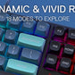 Redragon K582 SE Wired RGB 104 Keys Mechanical ,Dynamic 16.8M RGB Backlit Gaming Keyboard,Red Switches