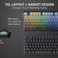 Redragon GB 80% Gasket RGB Gaming Keyboard w/Hype 1.14inch TFT Screen & Knob, 84 Keys Mechanical Keyboard
